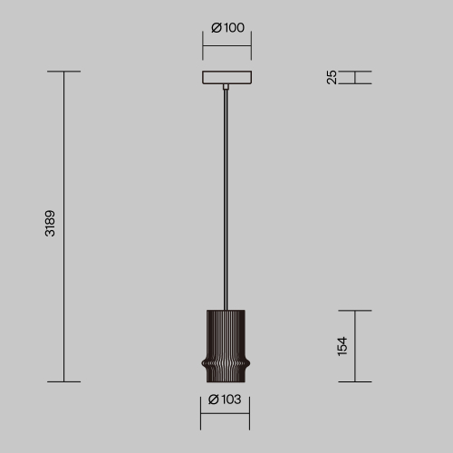 Подвесной светильник Maytoni Pilastro MOD430PL-L5W3K изображение в интернет-магазине Cramer Light фото 7