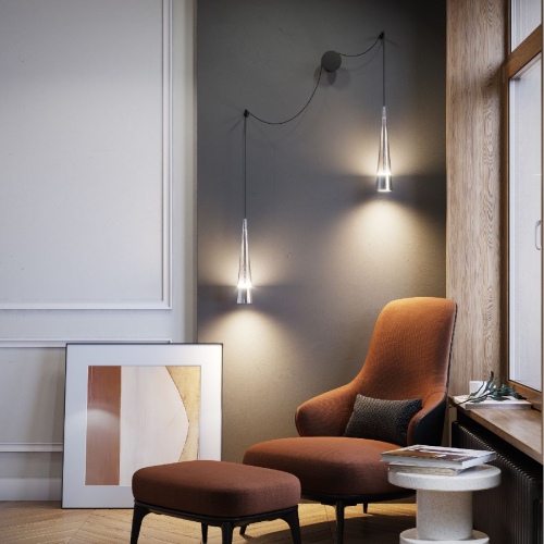 Настенный светильник Maytoni Sintesi P090WL-L24CH3K изображение в интернет-магазине Cramer Light фото 9