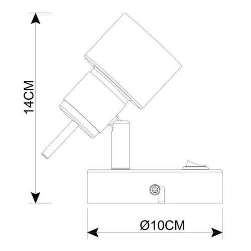 Спот Arte Lamp ALMACH A1906AP-1WH изображение в интернет-магазине Cramer Light фото 3