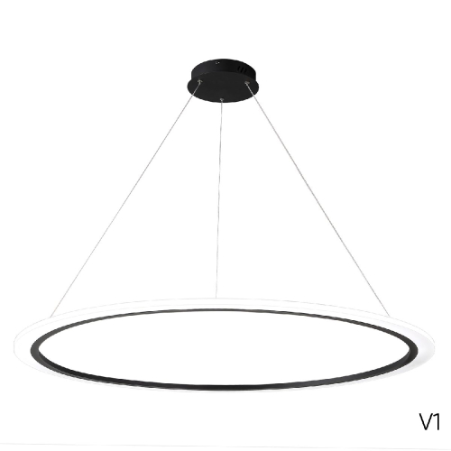 Подвесная люстра Crystal Lux MANZANA SP40W LED BLACK изображение в интернет-магазине Cramer Light фото 2