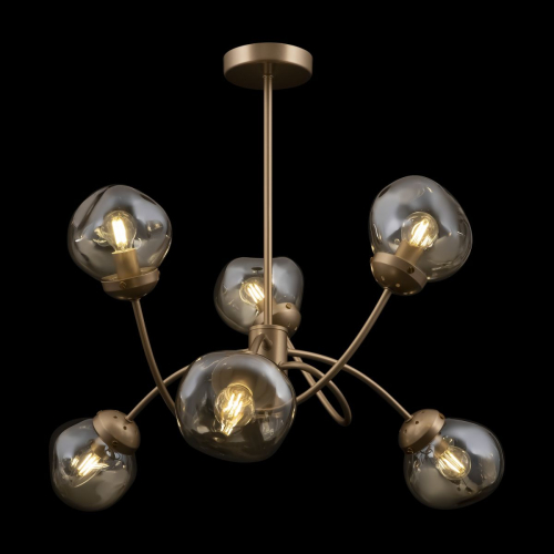 Люстра на штанге Freya Volani FR8017PL-06MG изображение в интернет-магазине Cramer Light фото 8