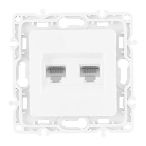 Розетка RJ45 Arte Milano 217.45-2.white дополнительное фото фото 4