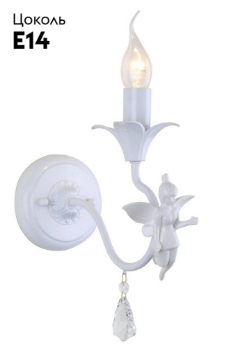 Бра Arte Lamp Angelina A5349AP-1WH дополнительное фото фото 2