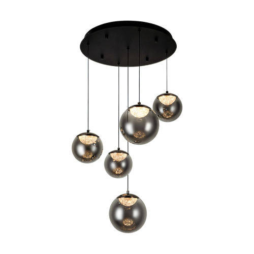 Подвесной светильник Modelux ML.2338.5 BK изображение в интернет-магазине Cramer Light