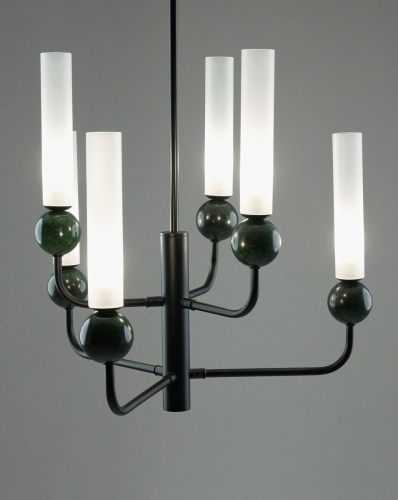 Люстра на штанге Moderli Illis V11792-6P изображение в интернет-магазине Cramer Light фото 4