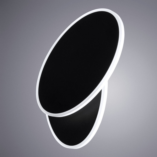 Настенный светодиодный светильник Arte Lamp Meisu A2601AP-1BK изображение в интернет-магазине Cramer Light фото 3