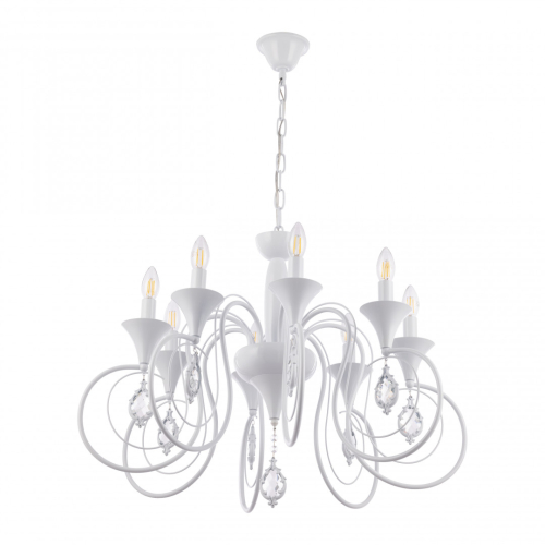Подвесная люстра Arte Milano 349920/8 WT изображение в интернет-магазине Cramer Light