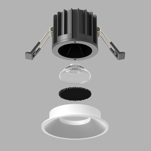 Встраиваемый светильник Maytoni Round DL058-12W4K-W изображение в интернет-магазине Cramer Light фото 2