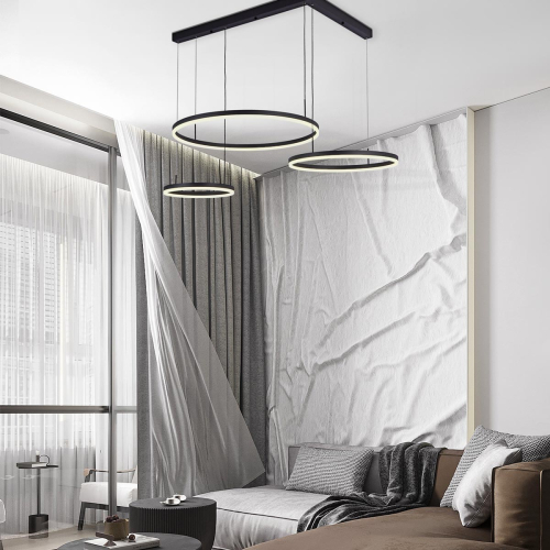 Подвесная люстра LED4U L91071-800-600-400 изображение в интернет-магазине Cramer Light фото 2