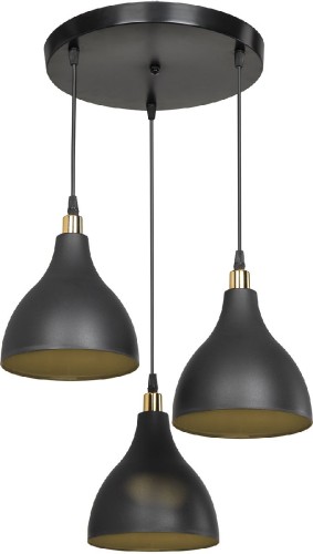 Подвесной светильник Toplight Marjory TL1615H-03BK изображение в интернет-магазине Cramer Light фото 2