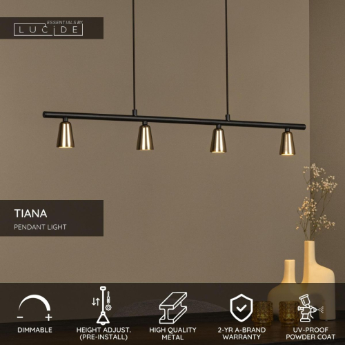 Подвесной светильник Lucide Tiana 65401/04/05 изображение в интернет-магазине Cramer Light фото 3
