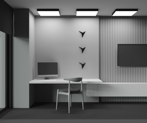 Потолочный светильник Maytoni Zon C032CL-90W4K-SQ-B изображение в интернет-магазине Cramer Light фото 8