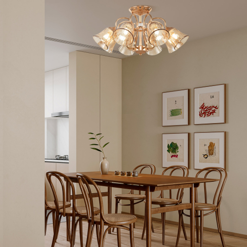 Потолочная люстра Arte Milano 340800/8 FGD изображение в интернет-магазине Cramer Light фото 3