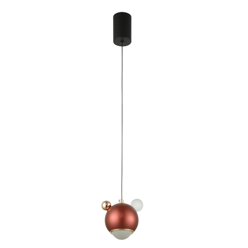 Подвесной светильник Crystal Lux AMIGO SP LED RED изображение в интернет-магазине Cramer Light фото 3