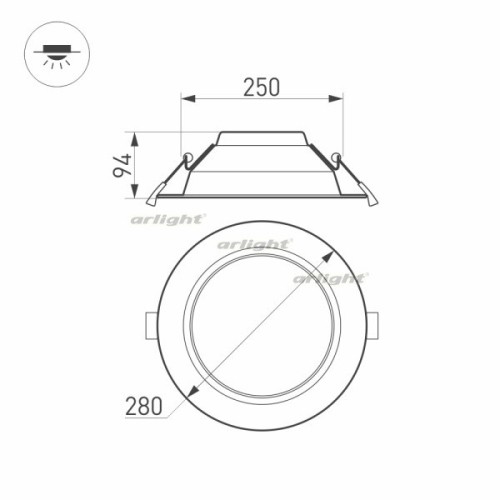 Светильник Downlight Arlight Cyclone 023219(2) изображение в интернет-магазине Cramer Light фото 3