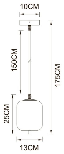 Подвесной светильник Arte Lamp Freddie A2234SP-1PB изображение в интернет-магазине Cramer Light фото 4