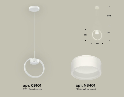 Подвесной светильник Ambrella Light Traditional (C9101, N8401) XB9101154 изображение в интернет-магазине Cramer Light фото 2