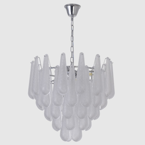 Подвесная люстра Crystal Lux FONTAIN SP10 CHROME изображение в интернет-магазине Cramer Light фото 6