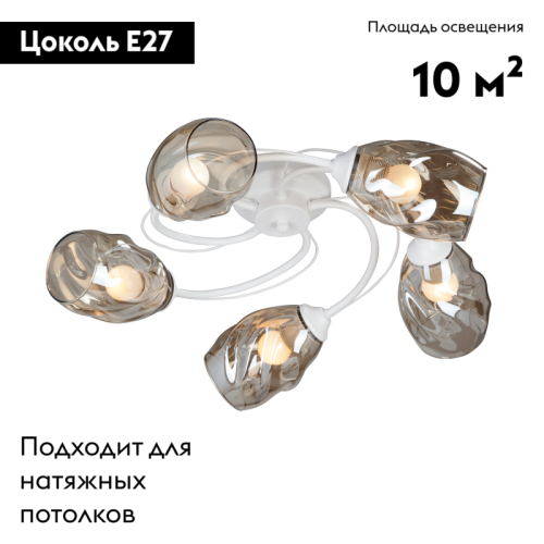 Потолочная люстра Vitaluce V4927-0/5PL изображение в интернет-магазине Cramer Light фото 2