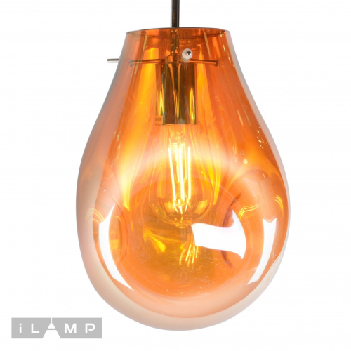 Подвесной светильник iLamp Pear 8827/1P TEA изображение в интернет-магазине Cramer Light фото 3