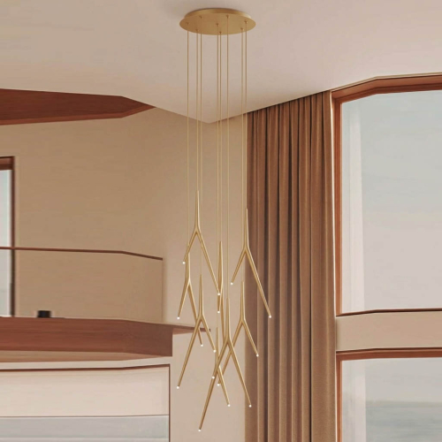 Подвесная люстра Mantra Arrecife 9368+9229 (8L) изображение в интернет-магазине Cramer Light