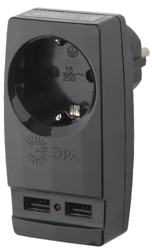 Разветвитель электрический Эра SP-1e-USB-B Б0026333 дополнительное фото