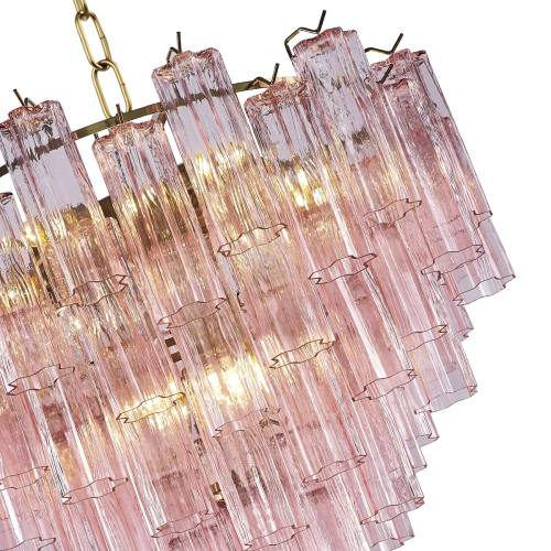 Подвесная люстра Delight Collection OWD2093-D75 gold/pink изображение в интернет-магазине Cramer Light фото 3