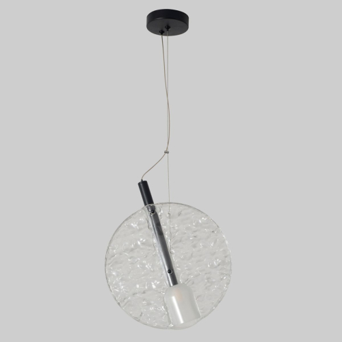 Подвесной светильник Crystal Lux FROZEN SP1 BLACK изображение в интернет-магазине Cramer Light фото 6