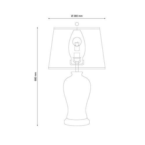 Настольная лампа Lucia Tucci Harrods T933.1 изображение в интернет-магазине Cramer Light фото 2