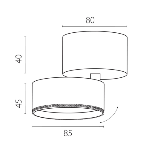 Накладной светильник Alta Pro Lightstar A5536SO изображение в интернет-магазине Cramer Light фото 2