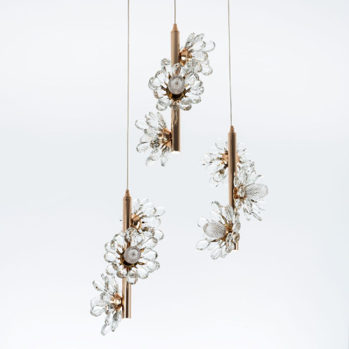 Подвесная люстра Modelux ML.1855.9 GD изображение в интернет-магазине Cramer Light фото 5