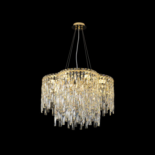 Подвесная люстра Crystal Lux ABRIL SP12 GOLD изображение в интернет-магазине Cramer Light фото 2