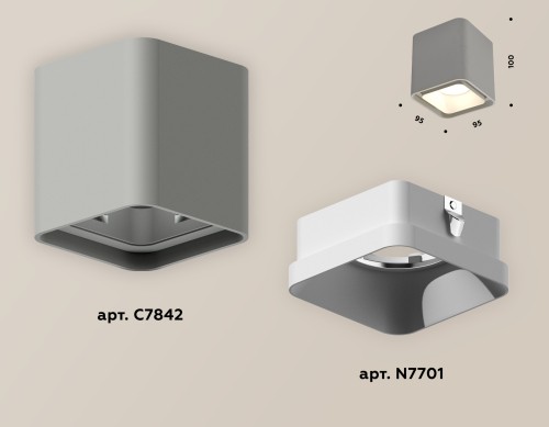 Накладной светильник Ambrella Light Techno XS7842001 (C7842, N7701) изображение в интернет-магазине Cramer Light фото 3