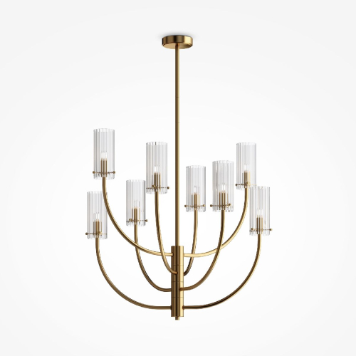 Люстра на штанге Maytoni Arco MOD223PL-08BS изображение в интернет-магазине Cramer Light фото 3