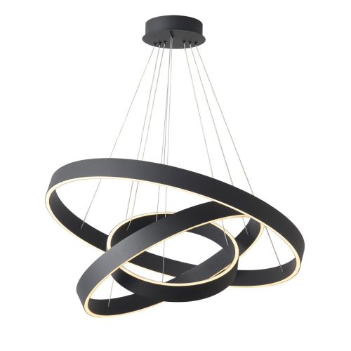 Подвесная люстра Crystal Lux TRON SP158W LED BLACK изображение в интернет-магазине Cramer Light фото 7