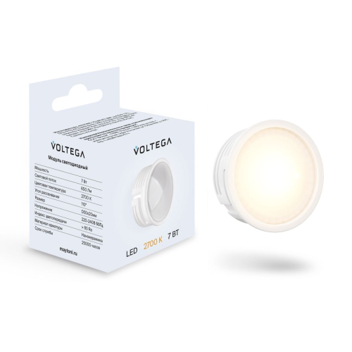 Светодиодный модуль Voltega 7W 2700K 7205 изображение в интернет-магазине Cramer Light