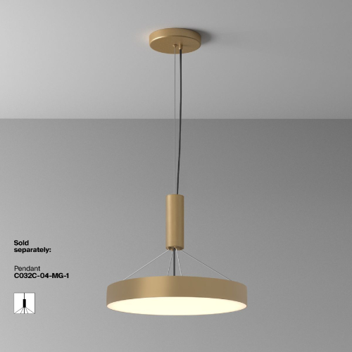 Потолочный светильник Maytoni Zon C032CL-45W3K-RD-MG изображение в интернет-магазине Cramer Light фото 5