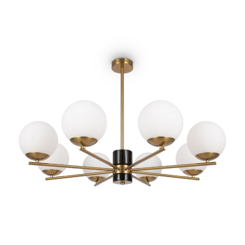Люстра на штанге Freya Marble FR5230PL-08BS изображение в интернет-магазине Cramer Light