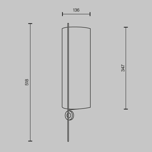 Настенный светильник Maytoni Glamping MOD437WL-02BG1 изображение в интернет-магазине Cramer Light фото 5