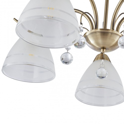 Подвесная люстра Arte Milano Amalfi 334756/5 AB изображение в интернет-магазине Cramer Light фото 5