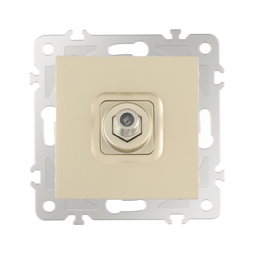 Розетка SAT TV Arte Milano 206.42-1.shampan дополнительное фото фото 4