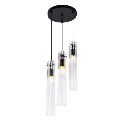 Подвесной светильник Modelux ML.3330.3 BK изображение в интернет-магазине Cramer Light