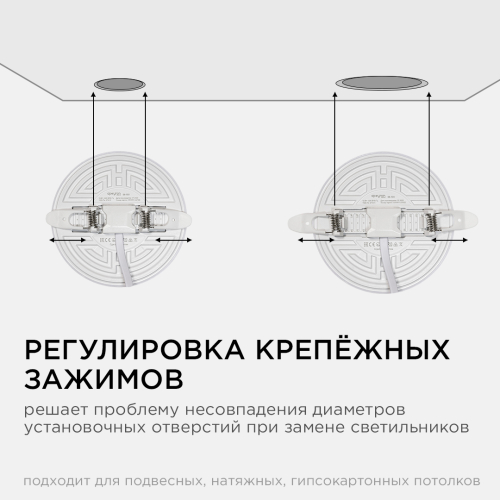 Встраиваемая светодиодная панель безрамочная Apeyron FLP 06-103 изображение в интернет-магазине Cramer Light фото 8
