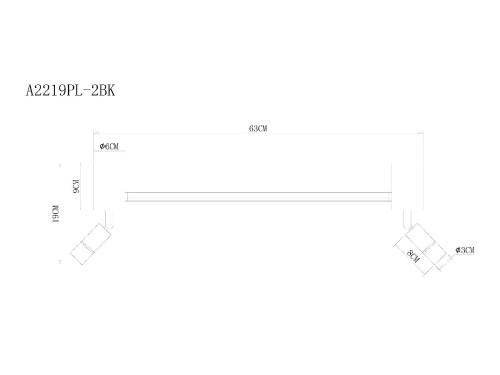 Спот Arte Lamp A2219PL-2BK изображение в интернет-магазине Cramer Light фото 5