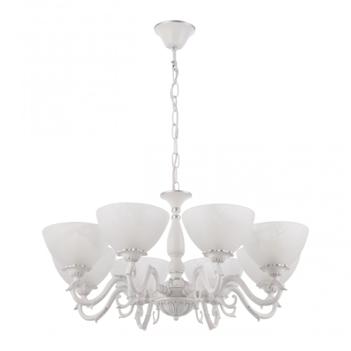 Подвесная люстра Arte Milano 340518/8 WT+SL изображение в интернет-магазине Cramer Light фото 3