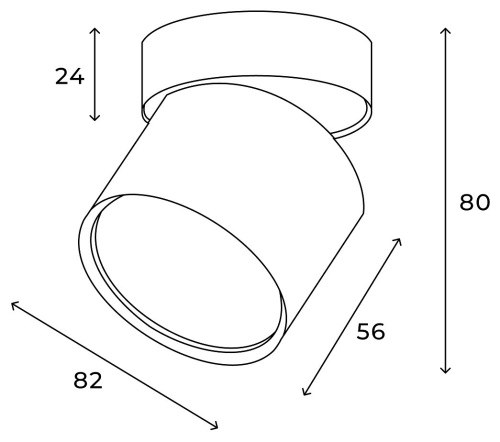 Накладной спот Hesby Lighting Mysen HSBL_0180 изображение в интернет-магазине Cramer Light фото 3