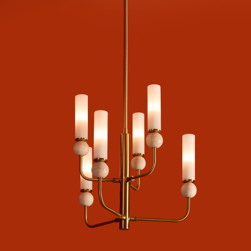 Люстра на штанге Freya Sunspot FR5482CL-06BS1 изображение в интернет-магазине Cramer Light фото 8