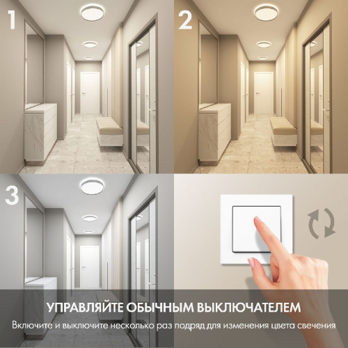 Потолочный светильник Denkirs Plato DK6511-WH/1 изображение в интернет-магазине Cramer Light фото 3