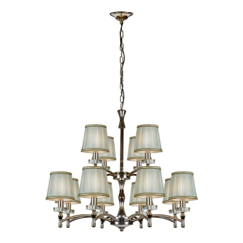 Подвесная люстра iLamp Olivia 82336/8+4 CR изображение в интернет-магазине Cramer Light