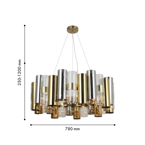 Подвесная люстра Favourite Rulla 4477-6P изображение в интернет-магазине Cramer Light фото 2